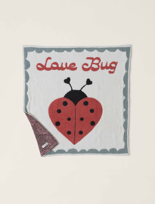 CozyChic Love Bug Receiving Blanket | Cream Multi