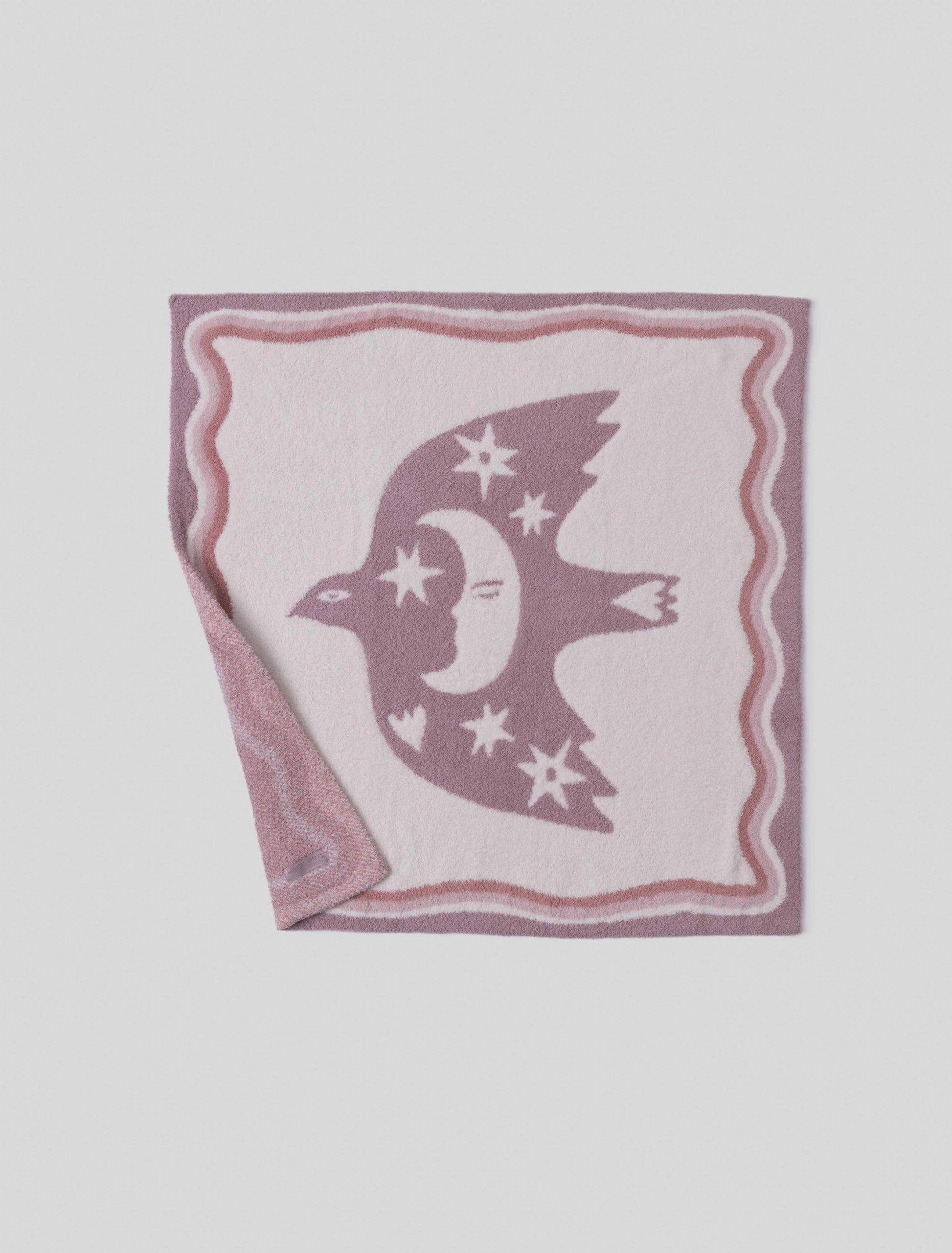 Desert Bird Receiving Blanket | Teaberry