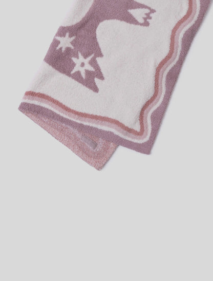 Desert Bird Receiving Blanket | Teaberry