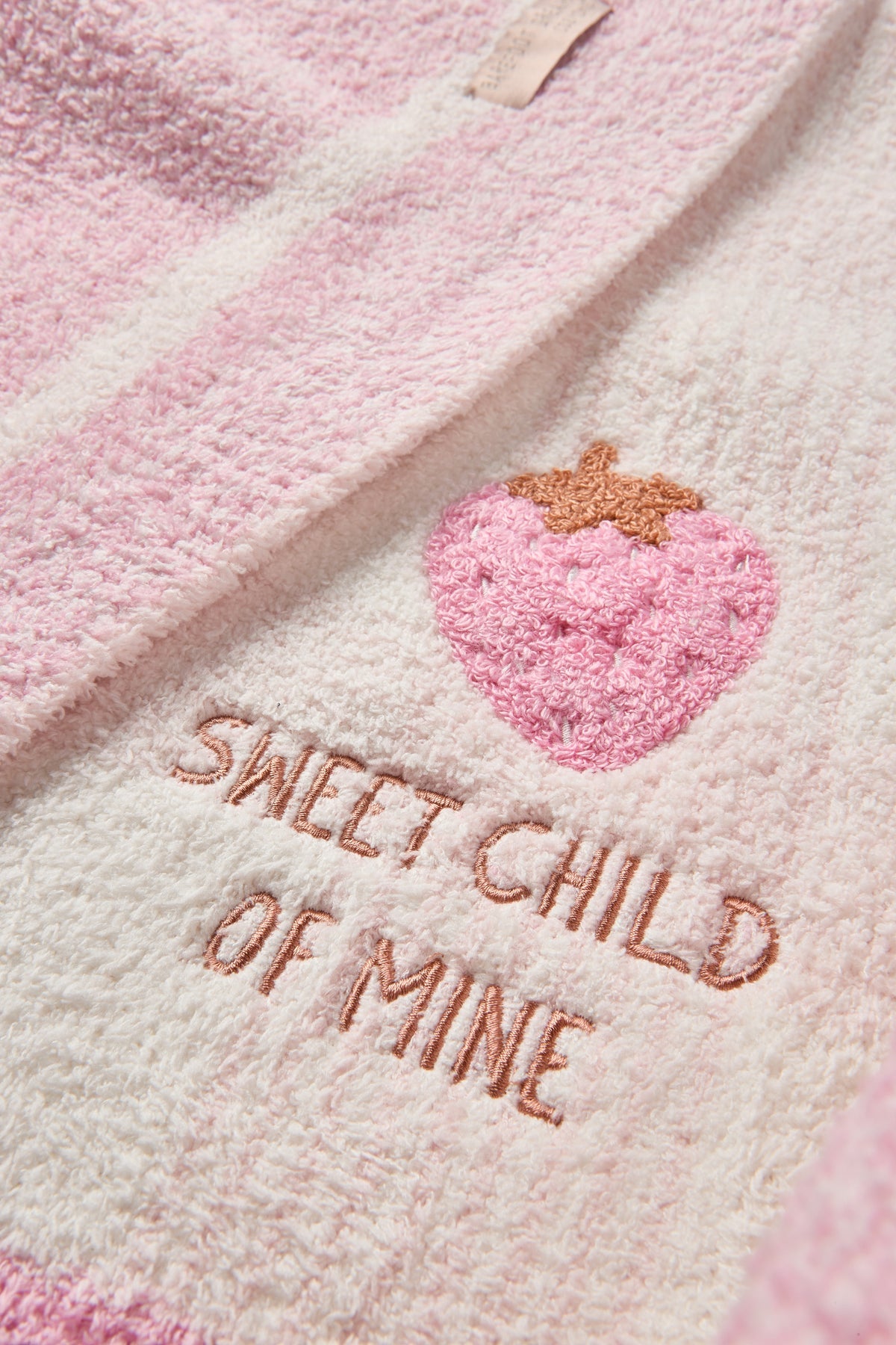 Cozy Chic Strawberry Stroller Blanket
