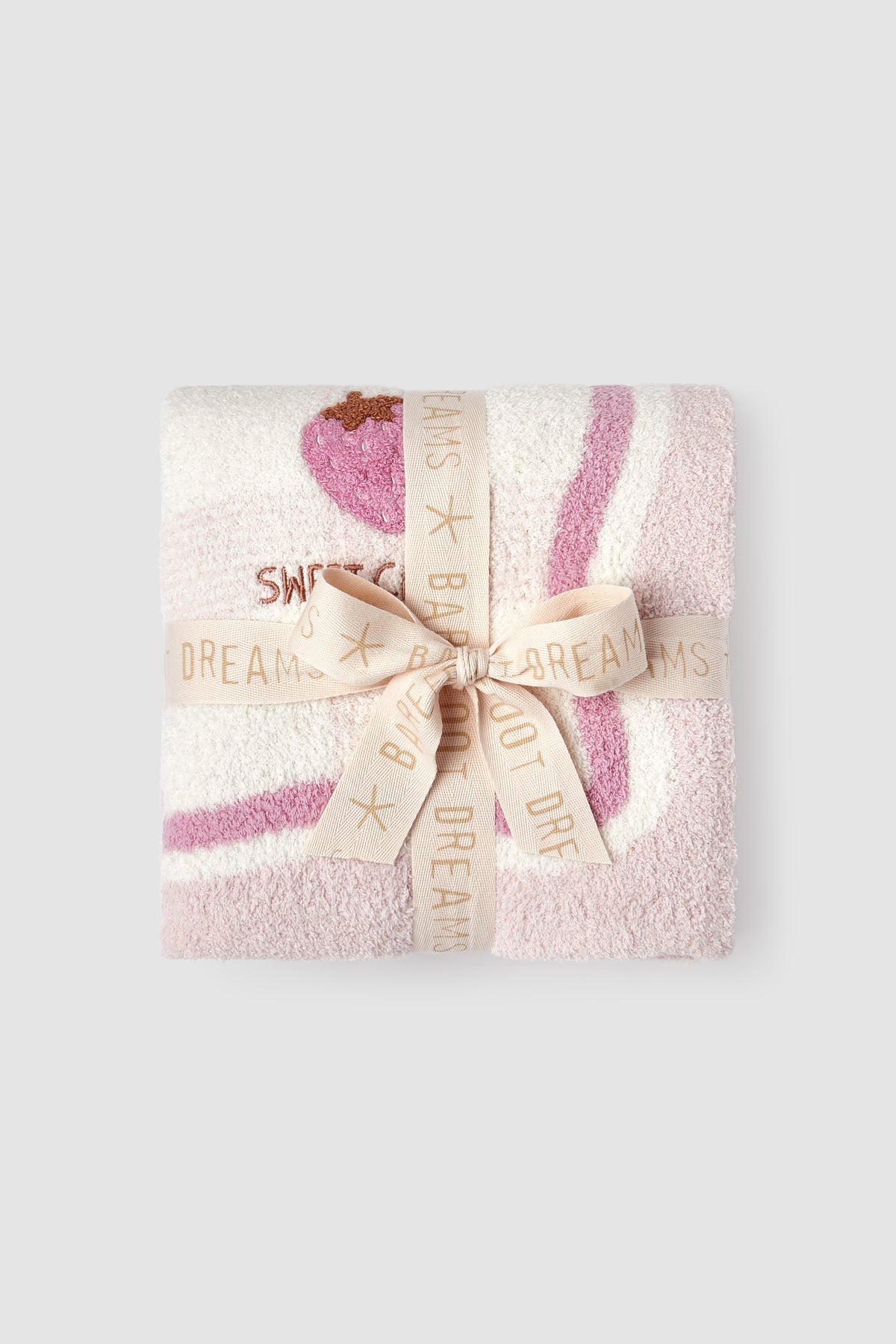 Cozy Chic Strawberry Stroller Blanket