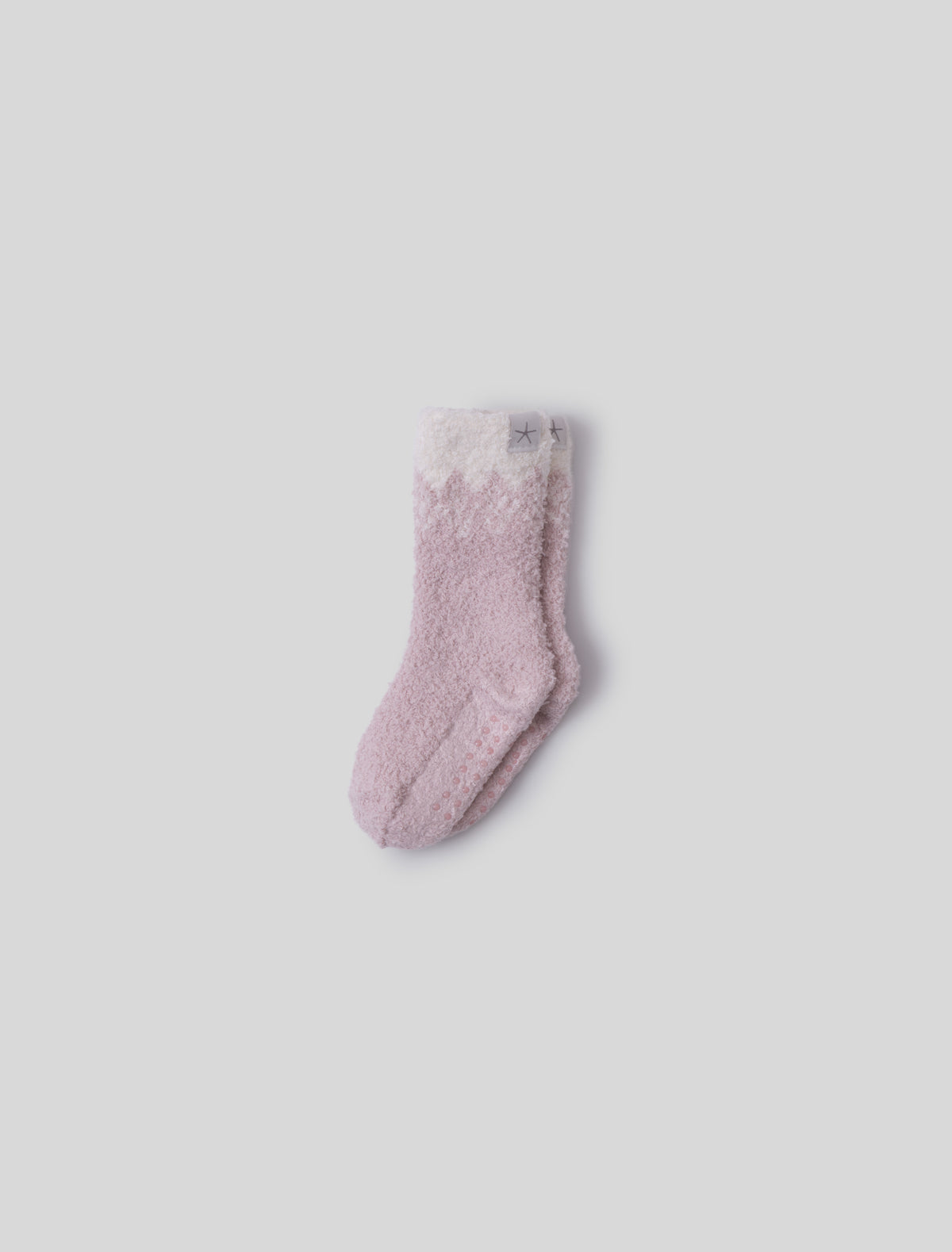 CozyChic Toddler Fair Isle Sock | Dusty Rose/Cream