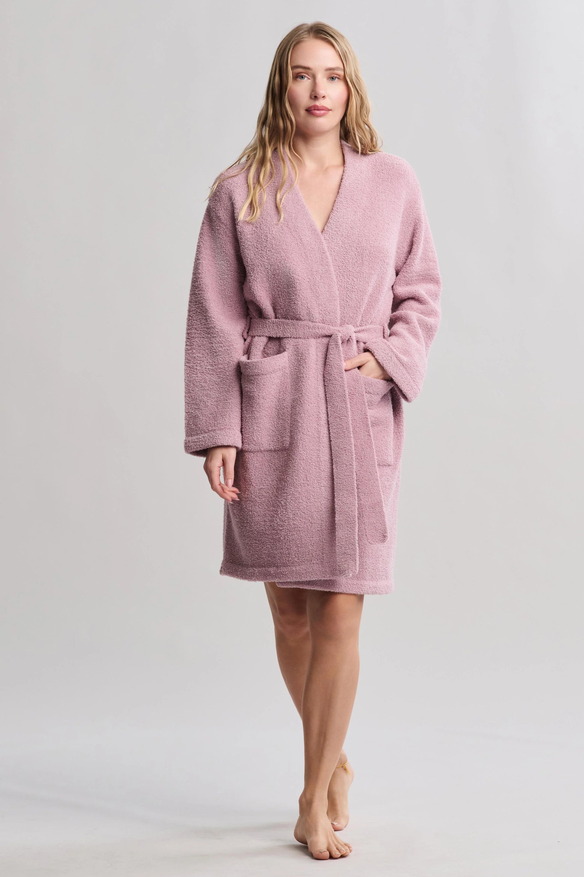 CozyChic Solid Robe | Teaberry