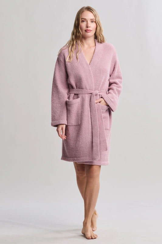 CozyChic Solid Robe | Teaberry