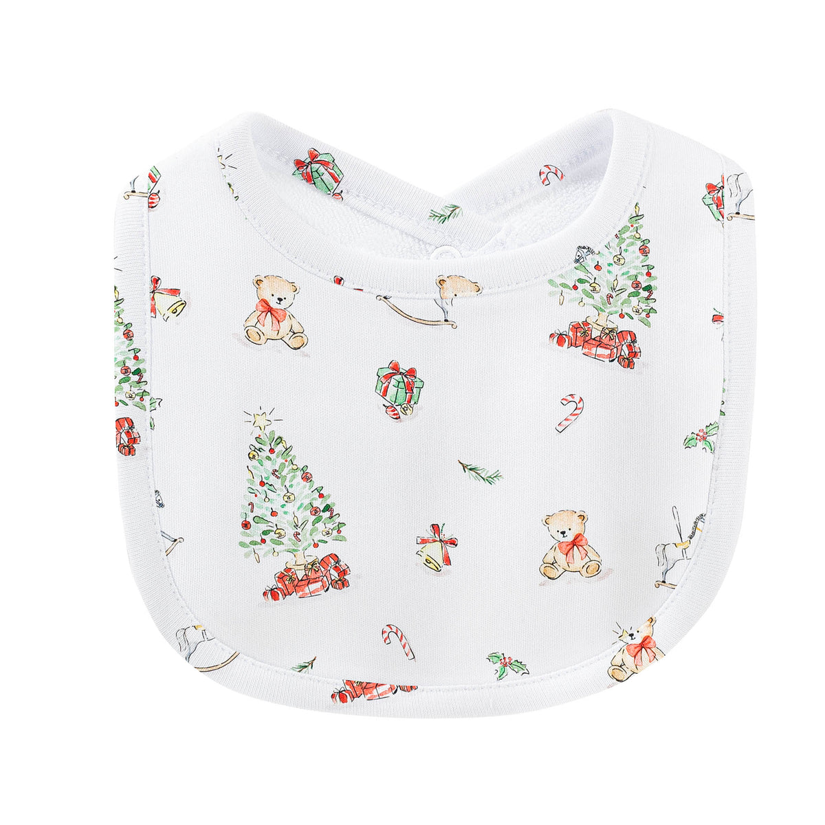 Christmas Tree Printed Bib