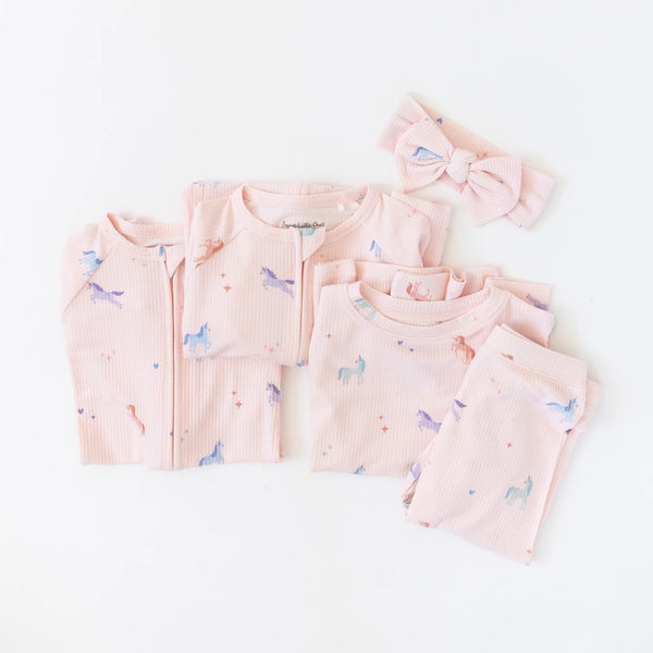 Two-Piece Long Sleeve Pajamas | Unicorns