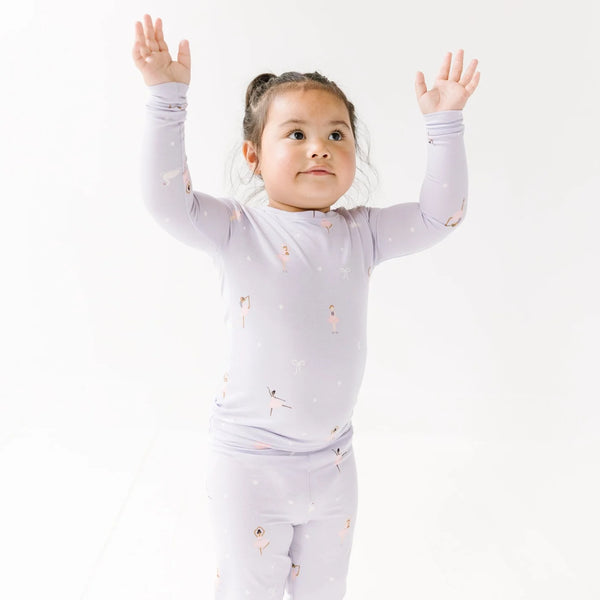 Two-Piece Long Sleeve Pajamas | Ballerinas