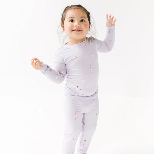 Two-Piece Long Sleeve Pajamas | Ballerinas