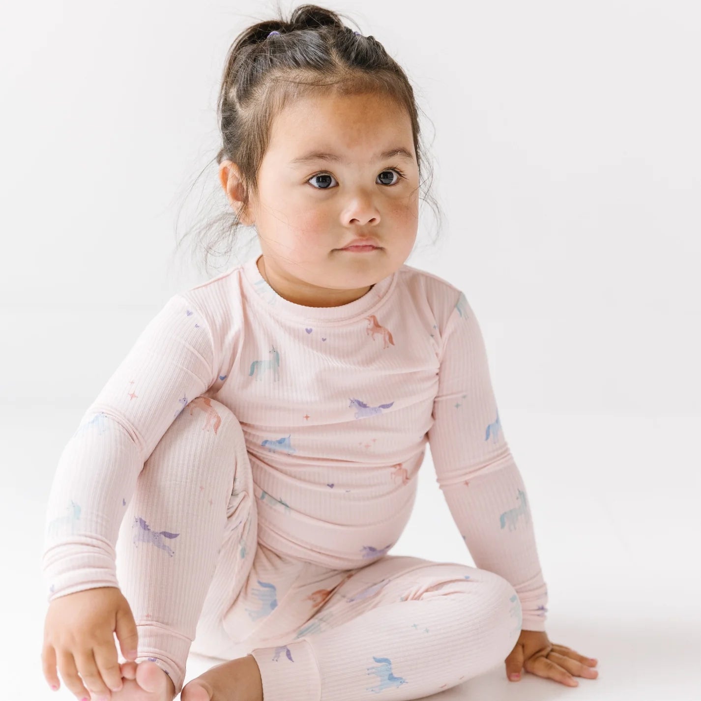 Two-Piece Long Sleeve Pajamas | Unicorns