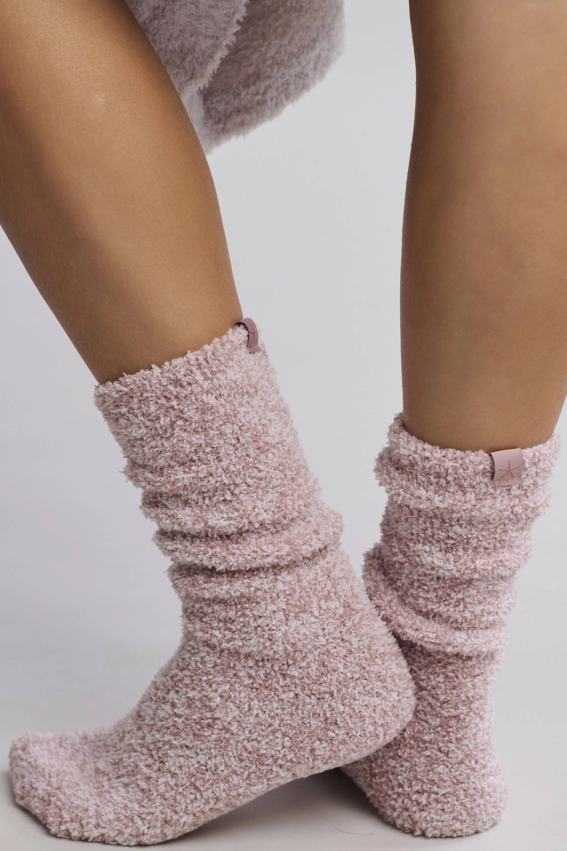 CozyChic Heathered Socks | Teaberry