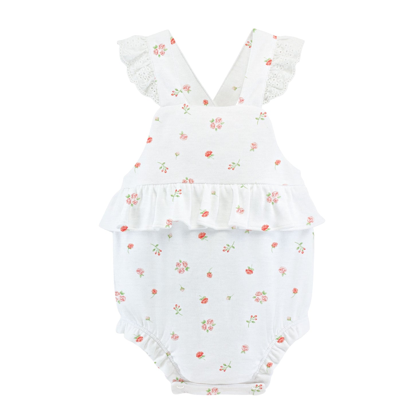 Lace Flutter Printed Bubble | Rosebuds