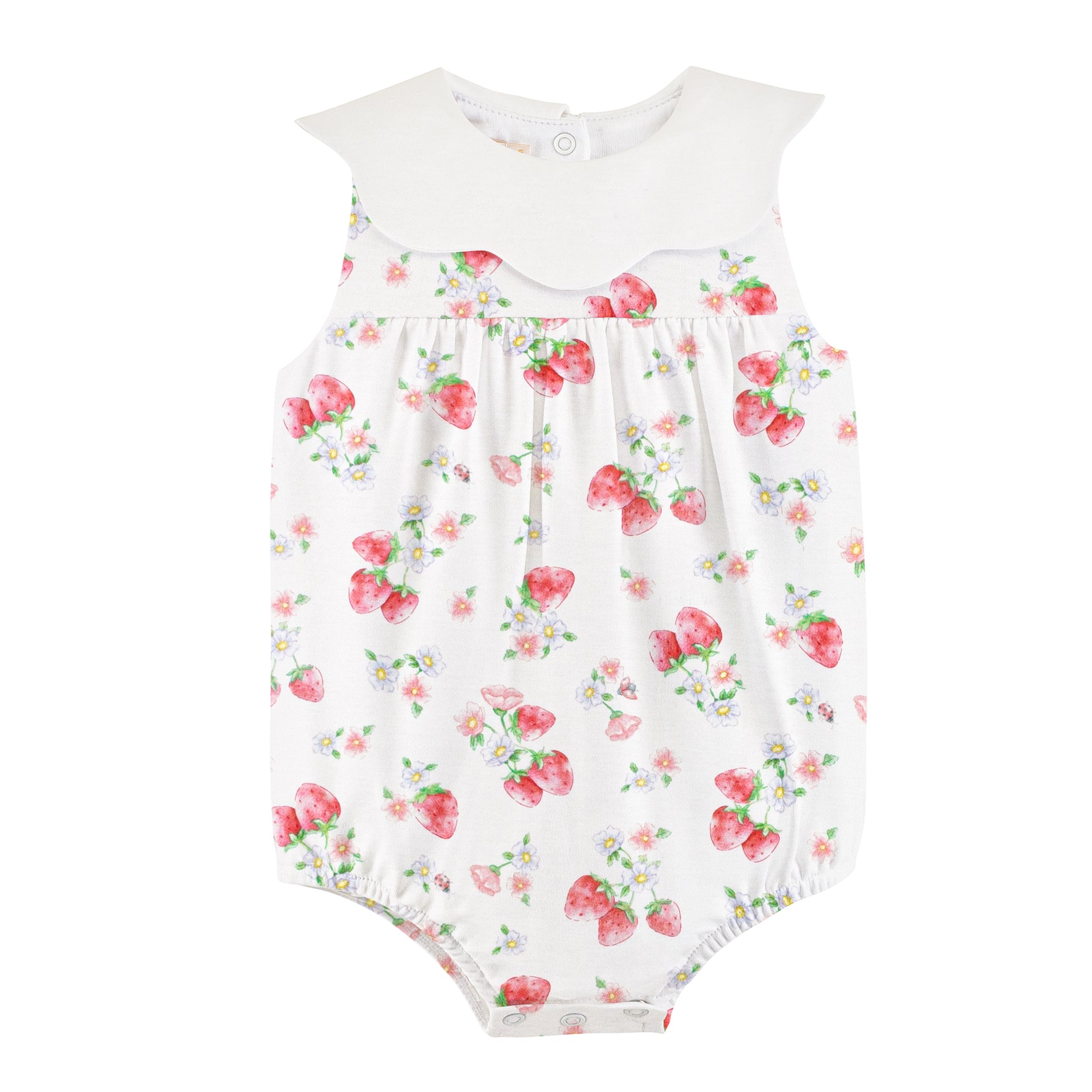 strawberry kisses bubble with collar