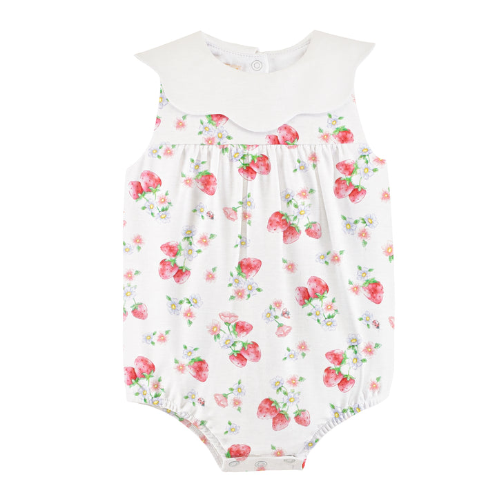 strawberry kisses bubble with collar