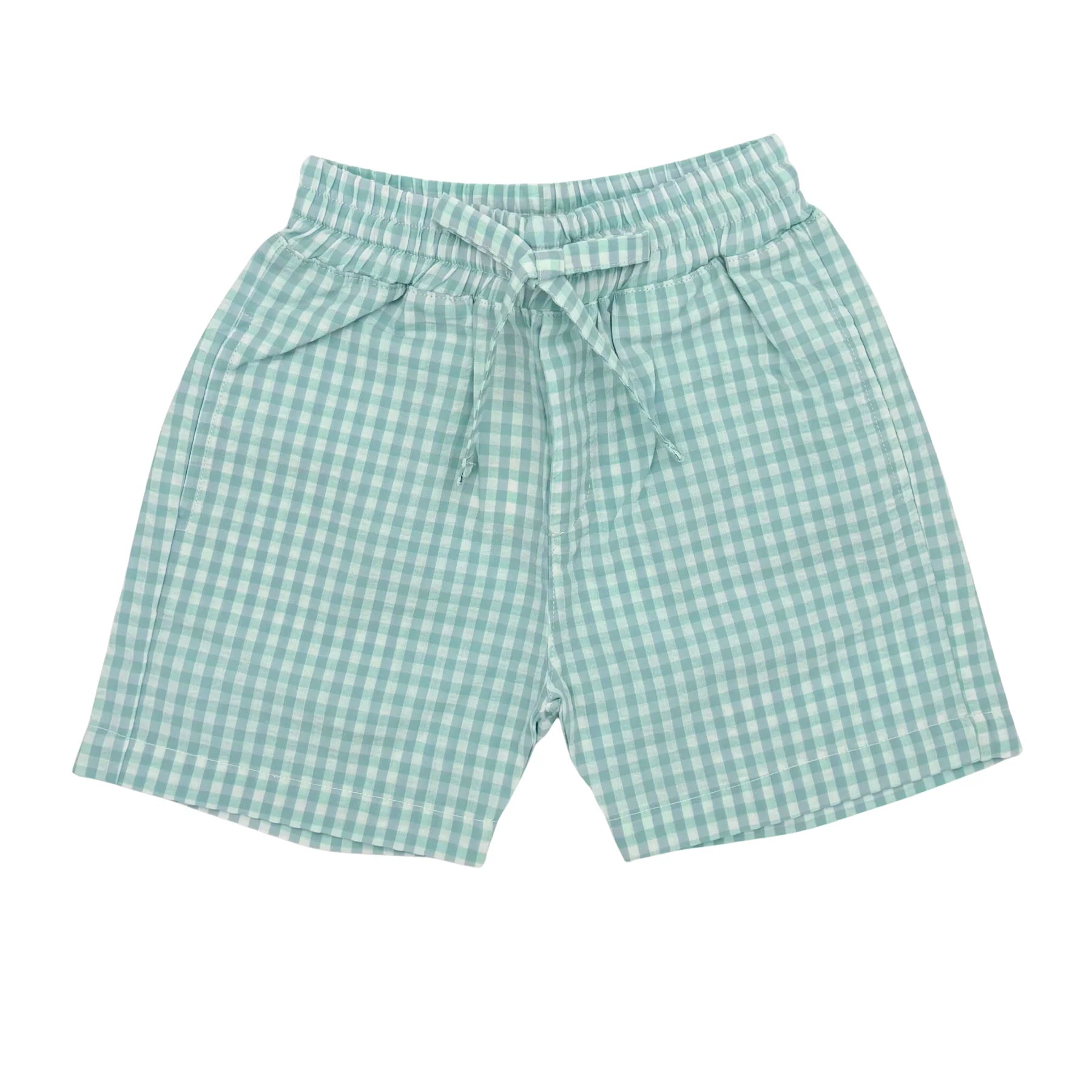 seersucker short w/stripes
