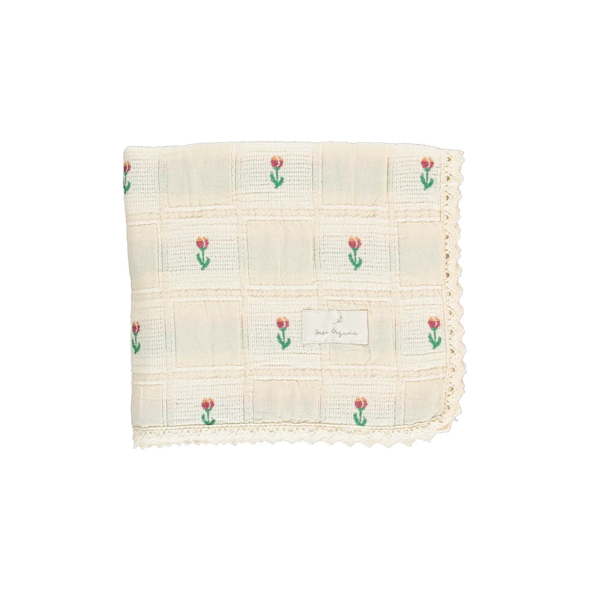 Bella Blanket | Mauve Tulip Patchwork