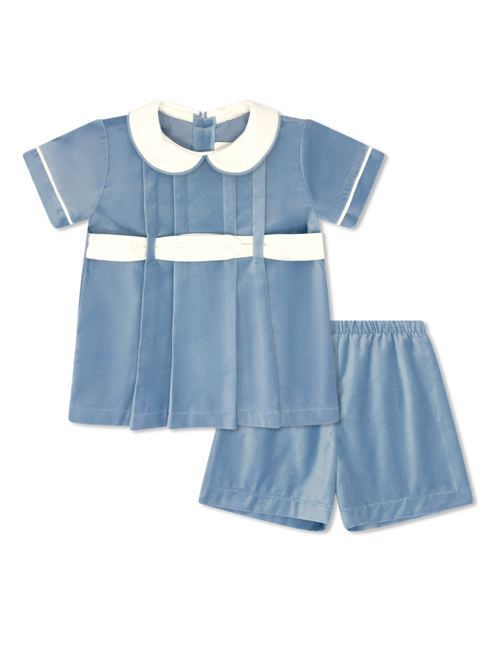 Benton Bloomer & Short Set | Beaufort Blue Velvet