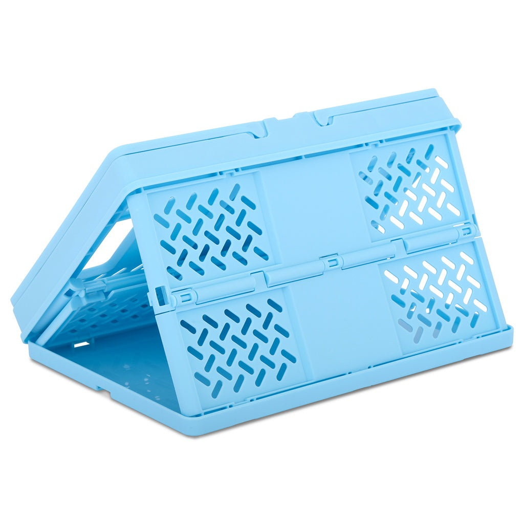 Small Foldable Storage Crate | Blue