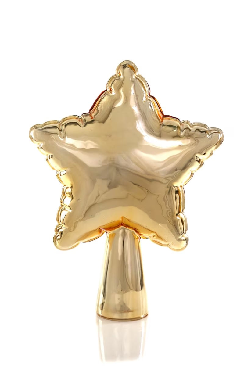 Mylar Balloon Star Tree Topper | Gold