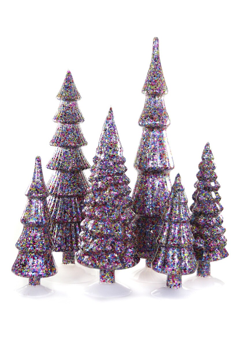 Confetti Trees Set of 6 | Multi