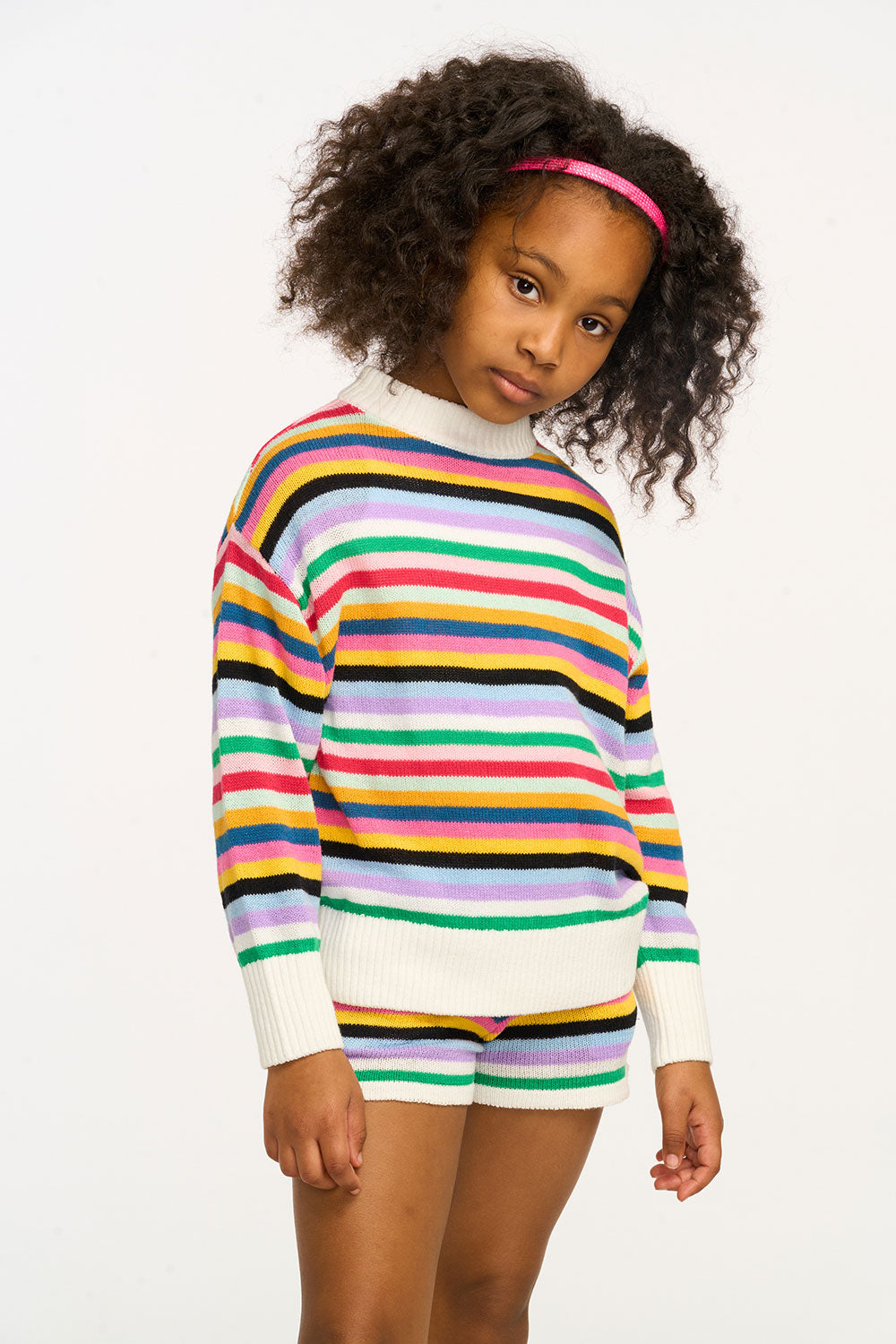 Brennen Sweater Short | Bright Stripe