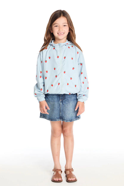 Allover Strawberry Rain Jacket