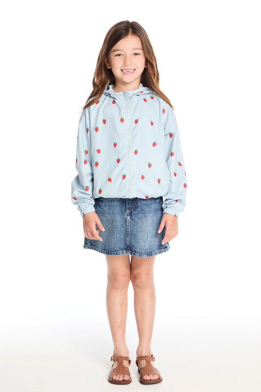 Allover Strawberry Rain Jacket