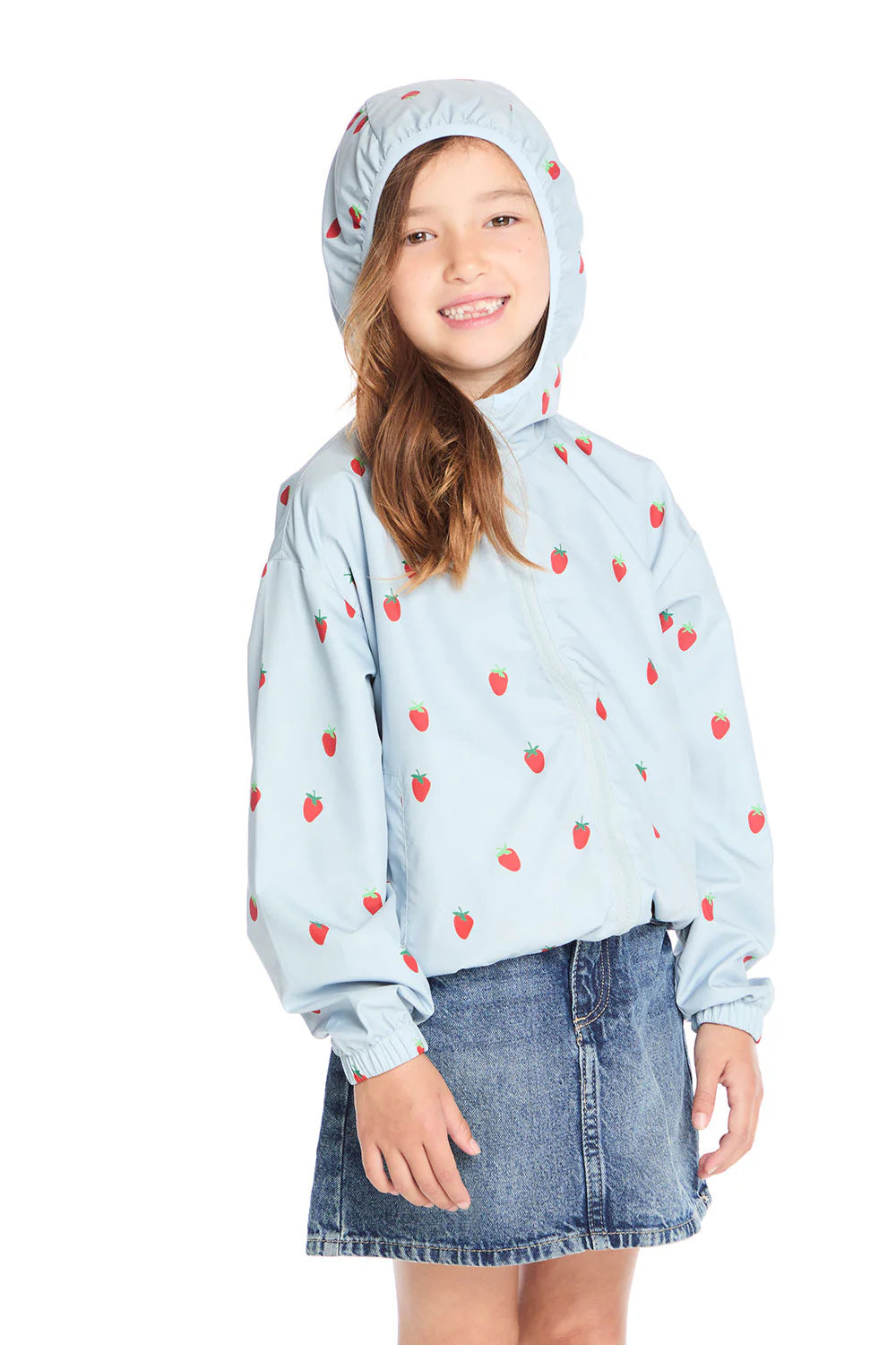 Allover Strawberry Rain Jacket