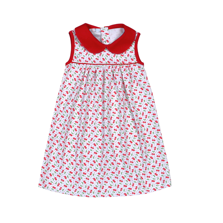 Collared Sleeveless Dress | Sweet as Cherries