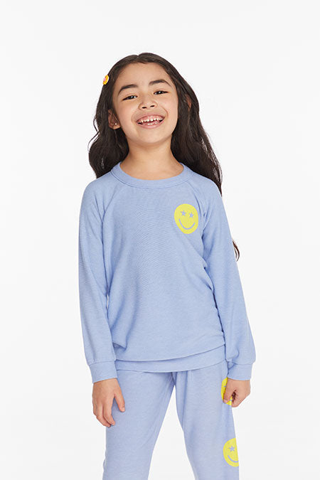 Star Smiley Cozy Knit Pullover