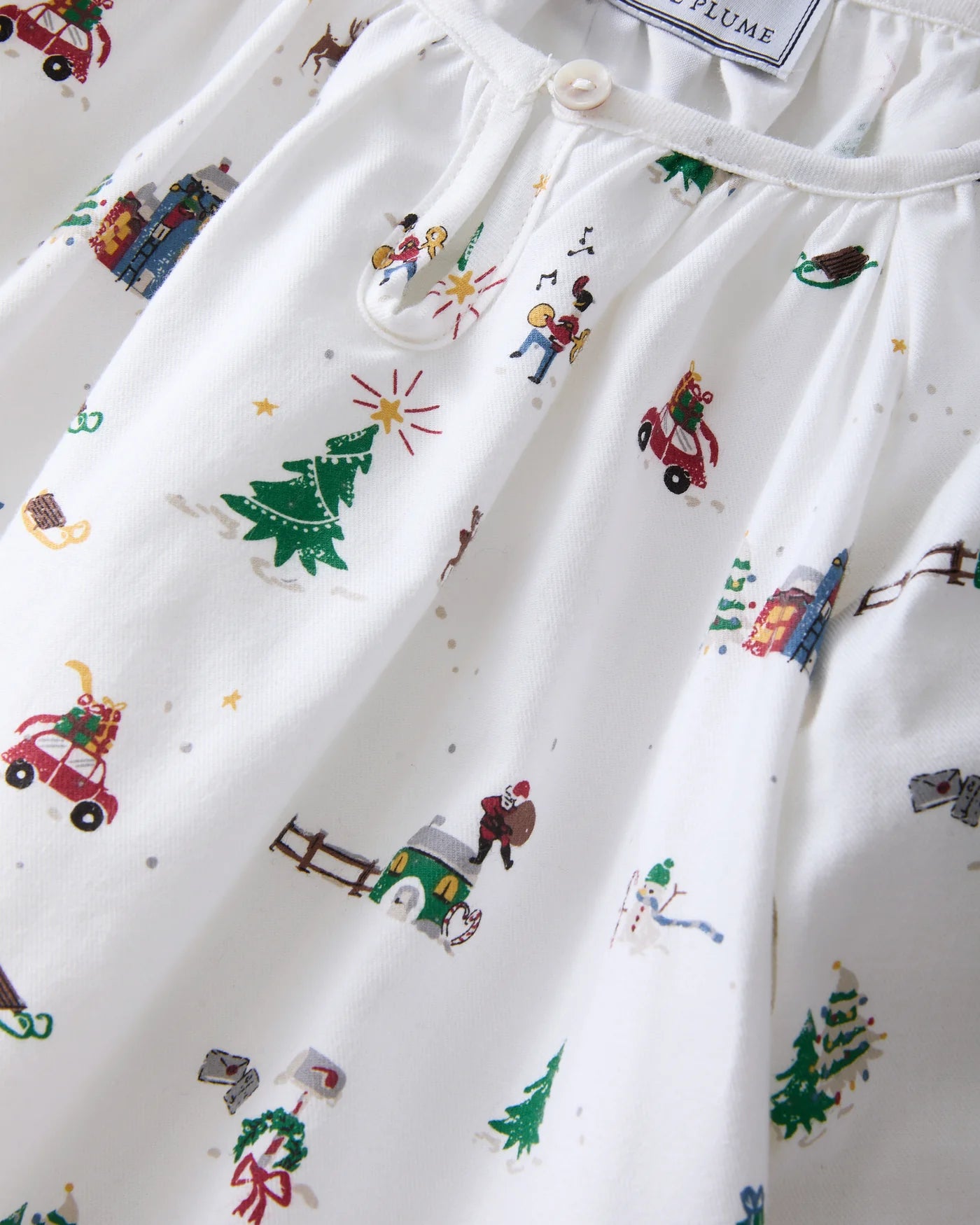 Girl's Delphine Twill Nightgown | Holiday Town