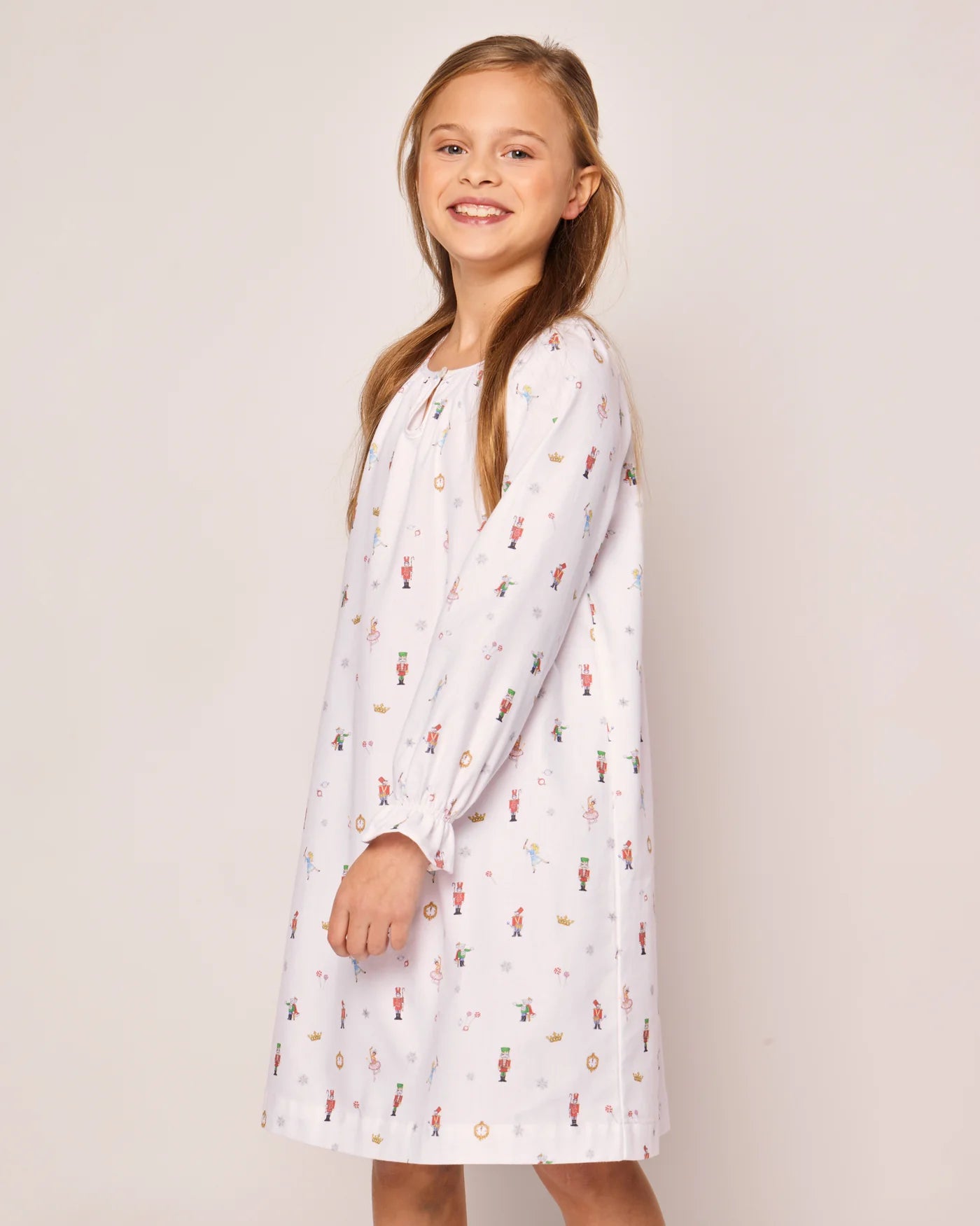 Girl's Twill Delphine Nightgown in A Night at the Nutcracker