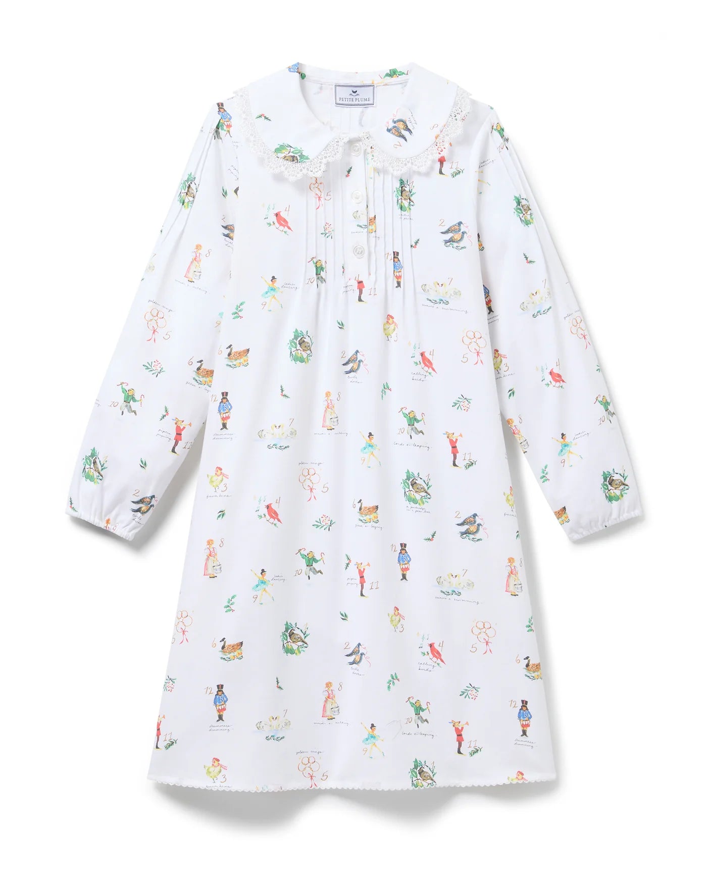 Girl's Lola Twill Nightgown | 12 Days of Christmas