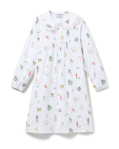 Girl's Lola Twill Nightgown | 12 Days of Christmas