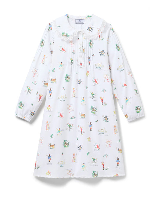 Girl's Lola Twill Nightgown | 12 Days of Christmas