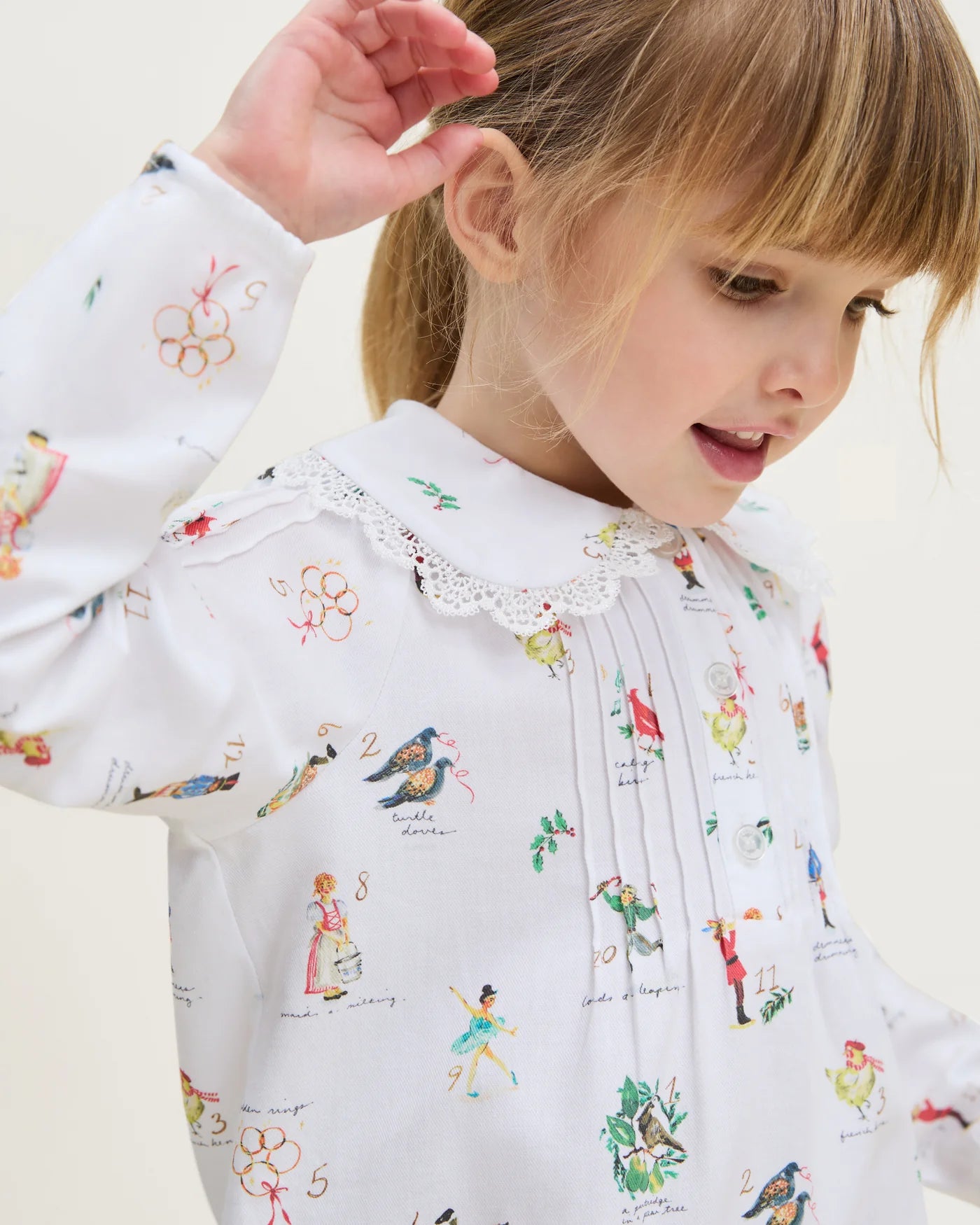 Girl's Lola Twill Nightgown | 12 Days of Christmas