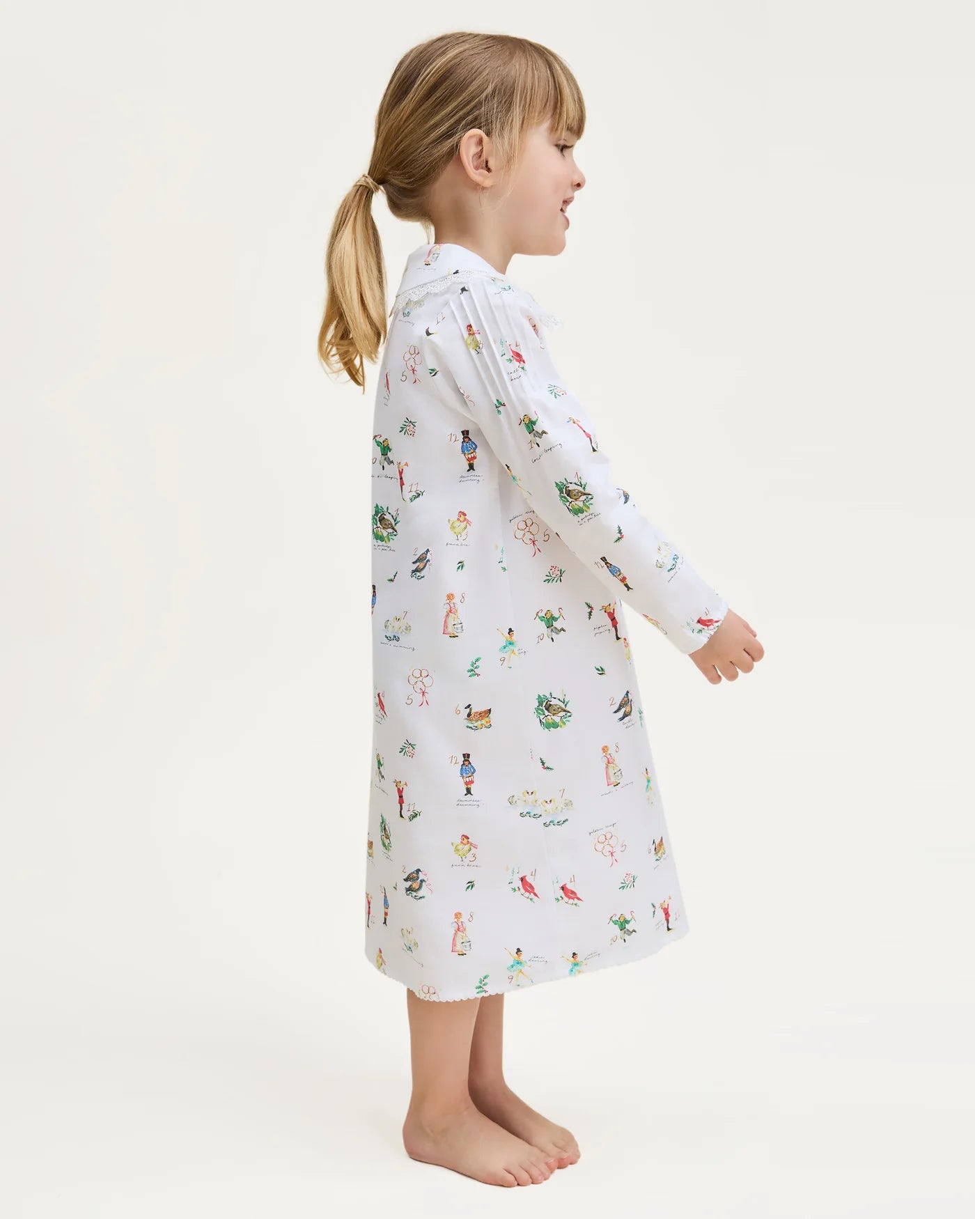 Girl's Lola Twill Nightgown | 12 Days of Christmas