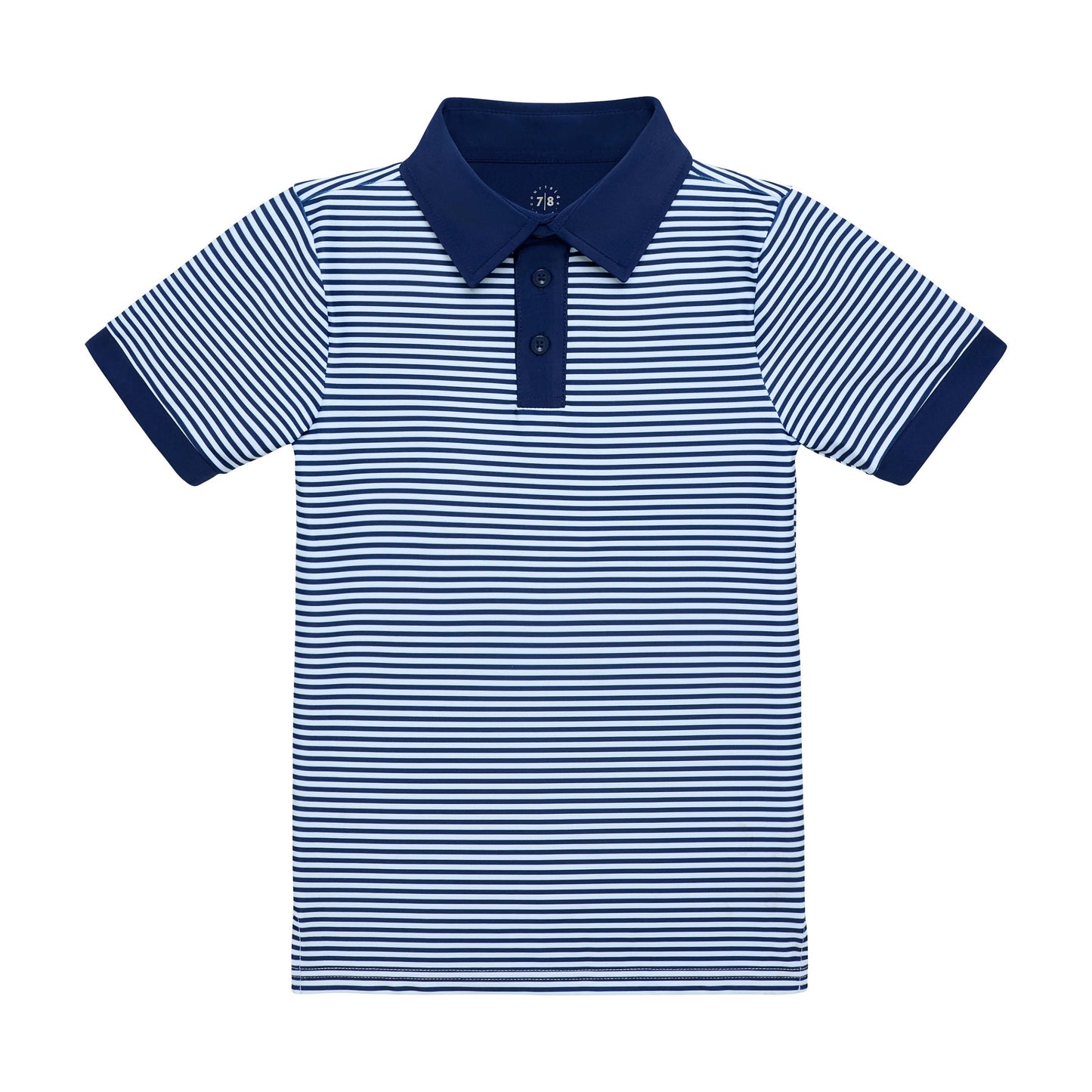 NAVY THIN STRIPE POLO