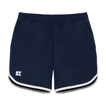 NAVY RETRO SUPER SHORT WITH WHITE PIPING