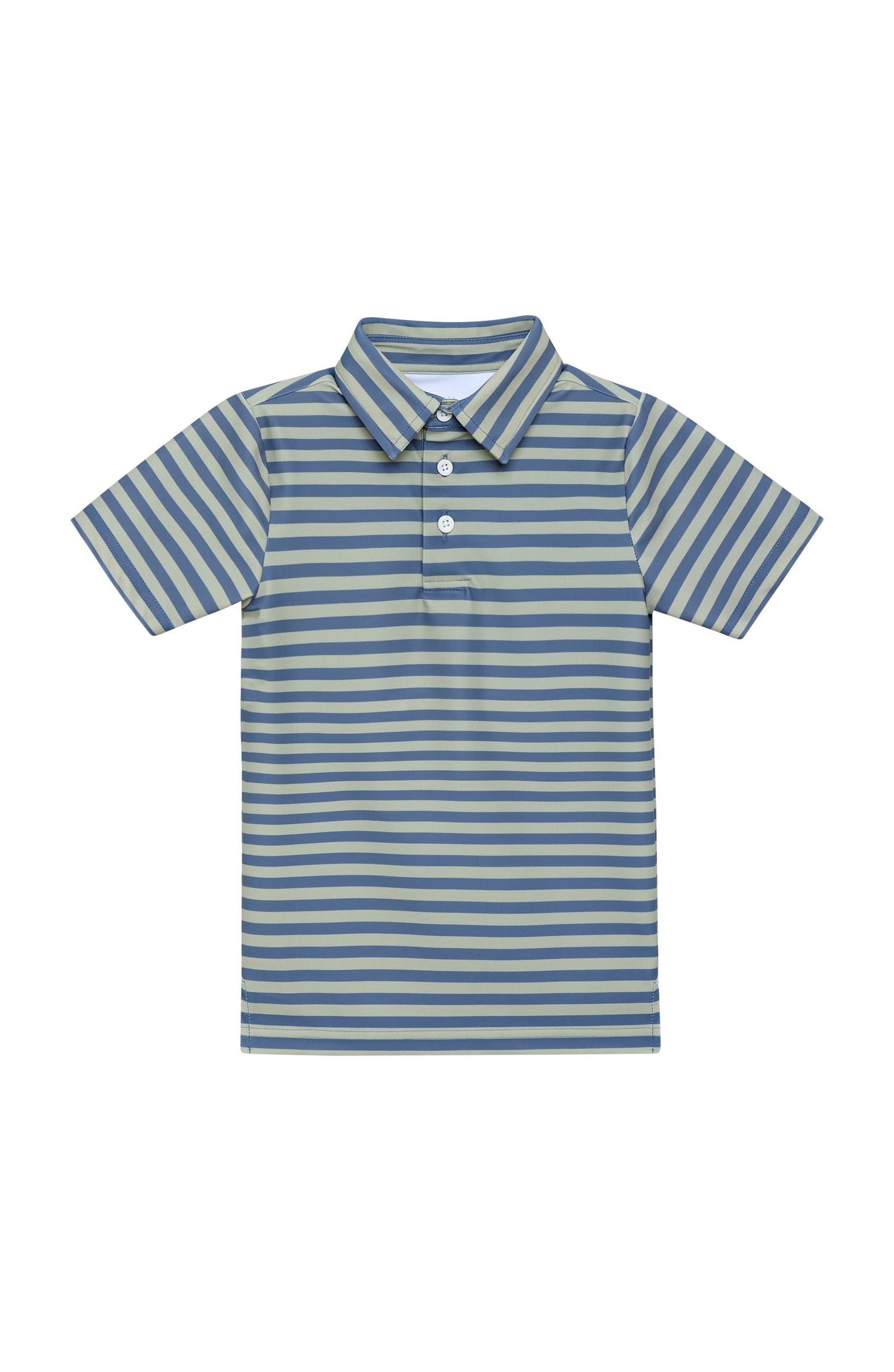 Slate & Sage Stripe Polo Shirt