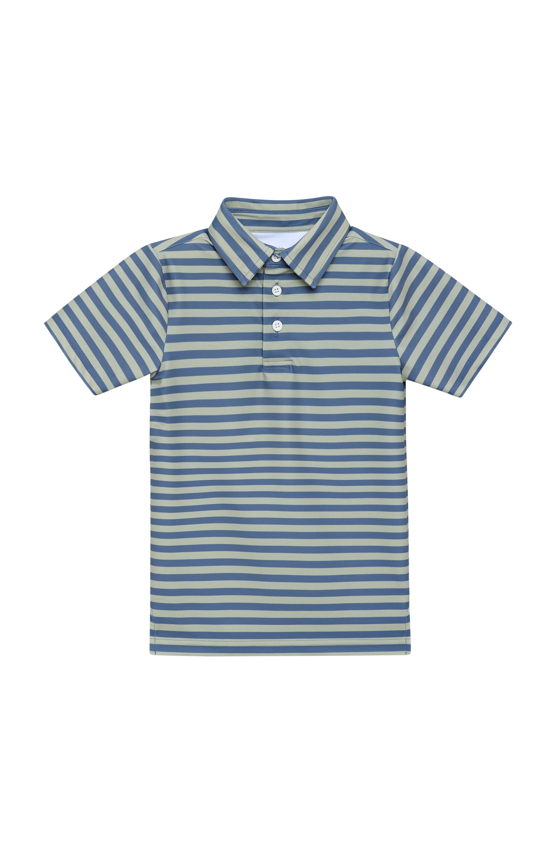 Slate & Sage Stripe Polo Shirt