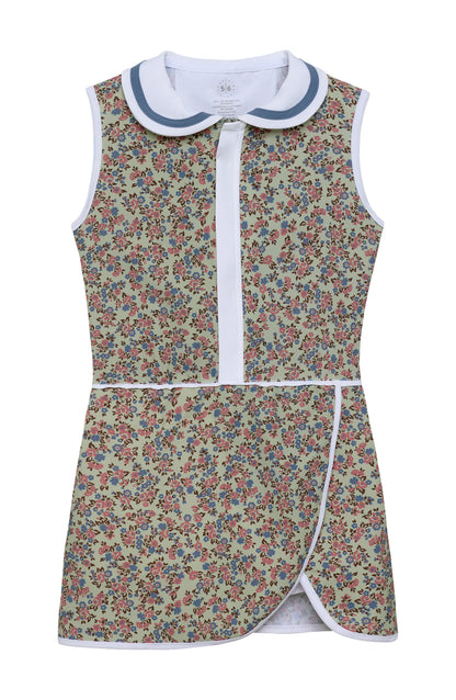 Fall Floral Court Dress