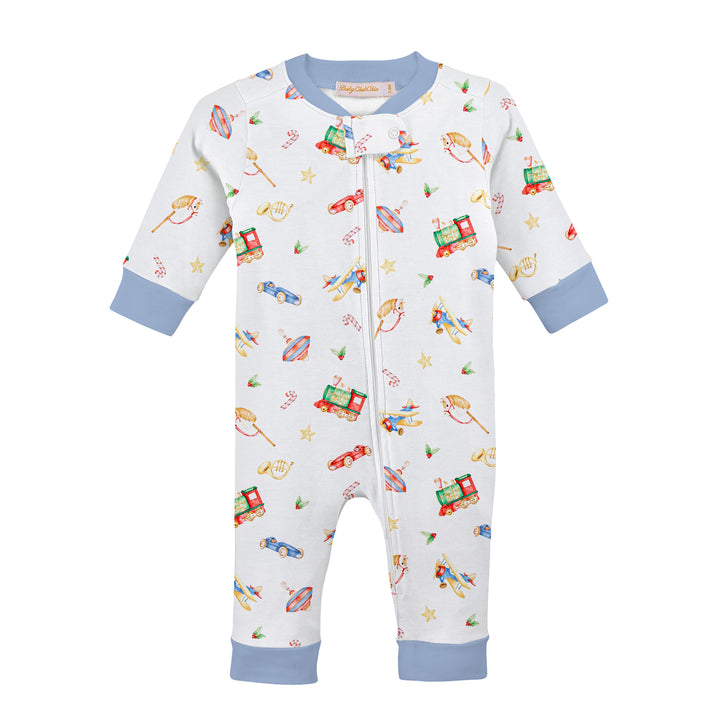 Holiday Heirlooms Printed Zip Coverall