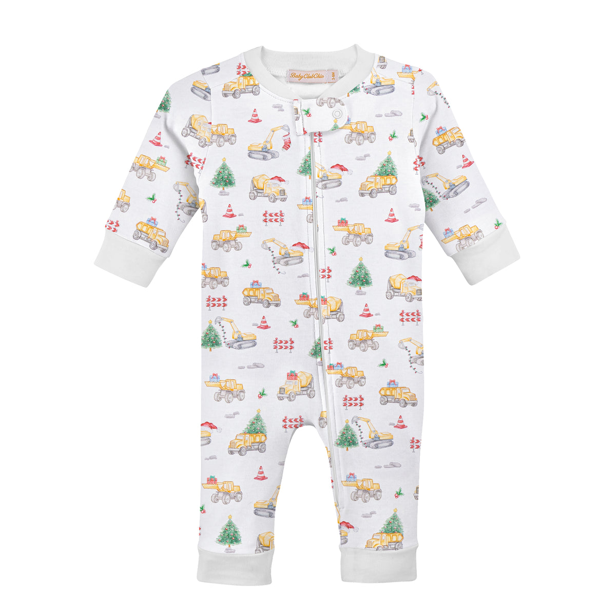 Jingle Trucks Printed Zip Coverall