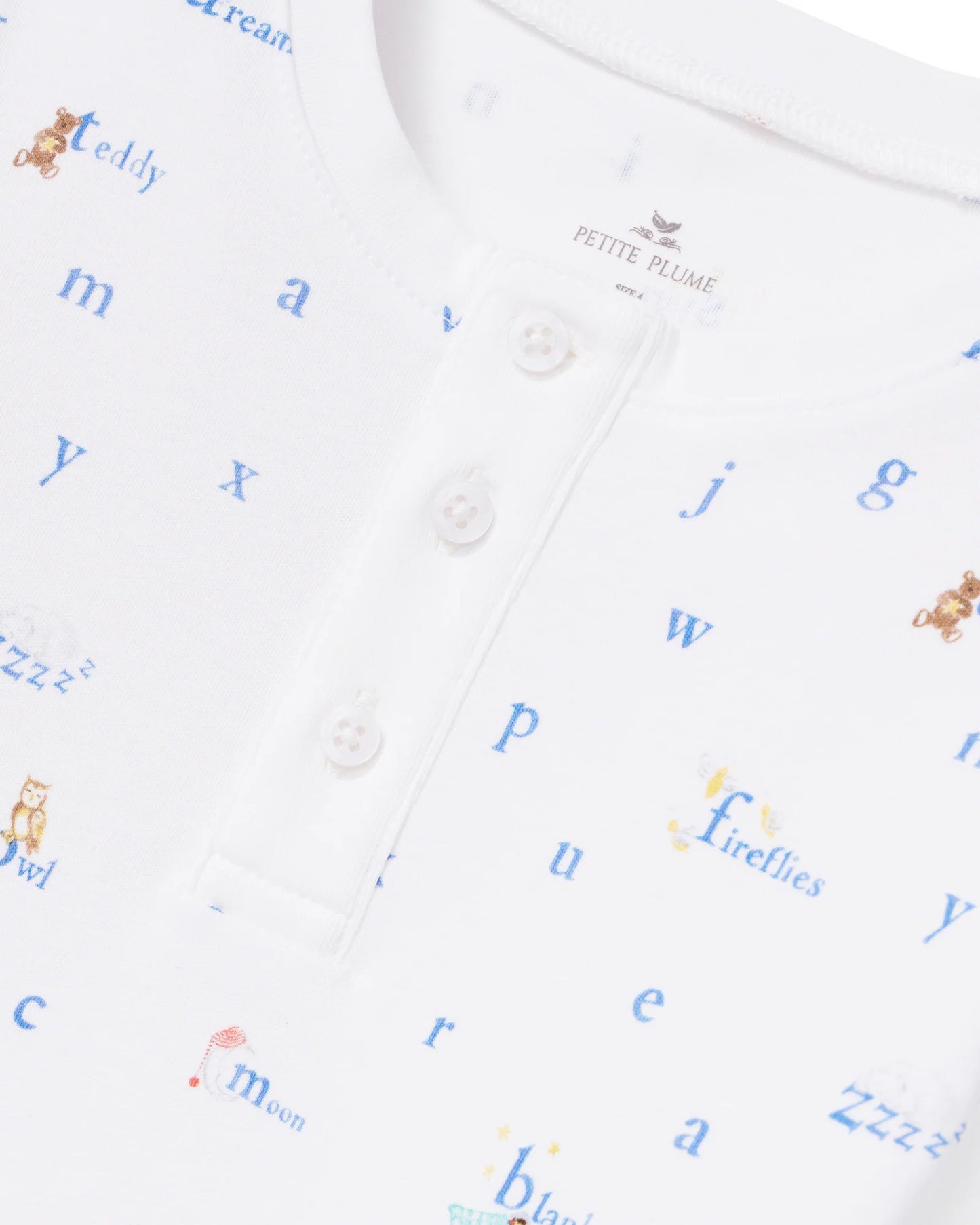 Kid's Pima Snug Fit Pajama Set | Letters & Lullabies