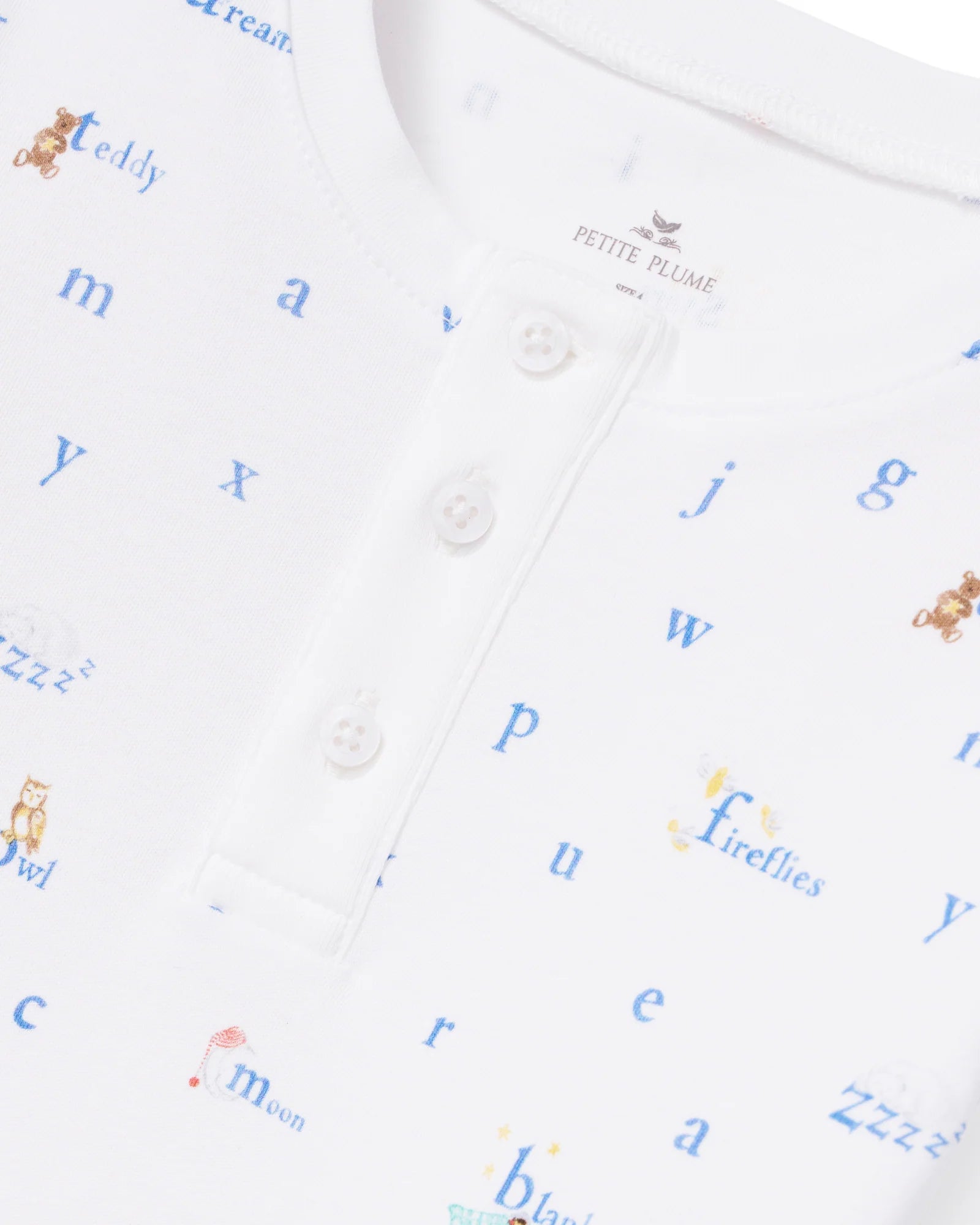 Kid's Pima Snug Fit Pajama Set | Letters & Lullabies