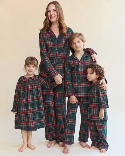 Kid's Brushed Twill Pajama Set | Kensington Tartan