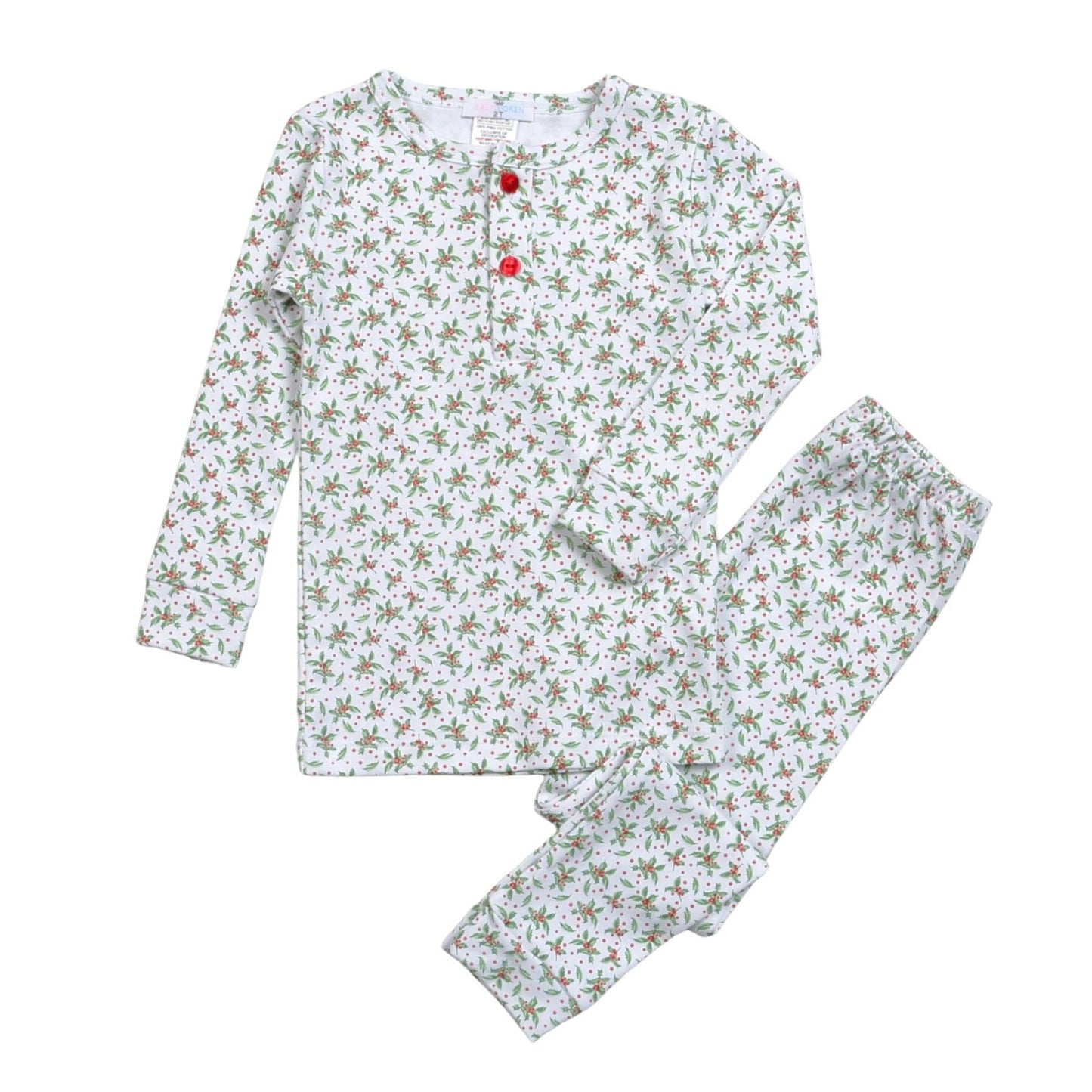 Christmas Garlands Pima Two Pcs Loungewear