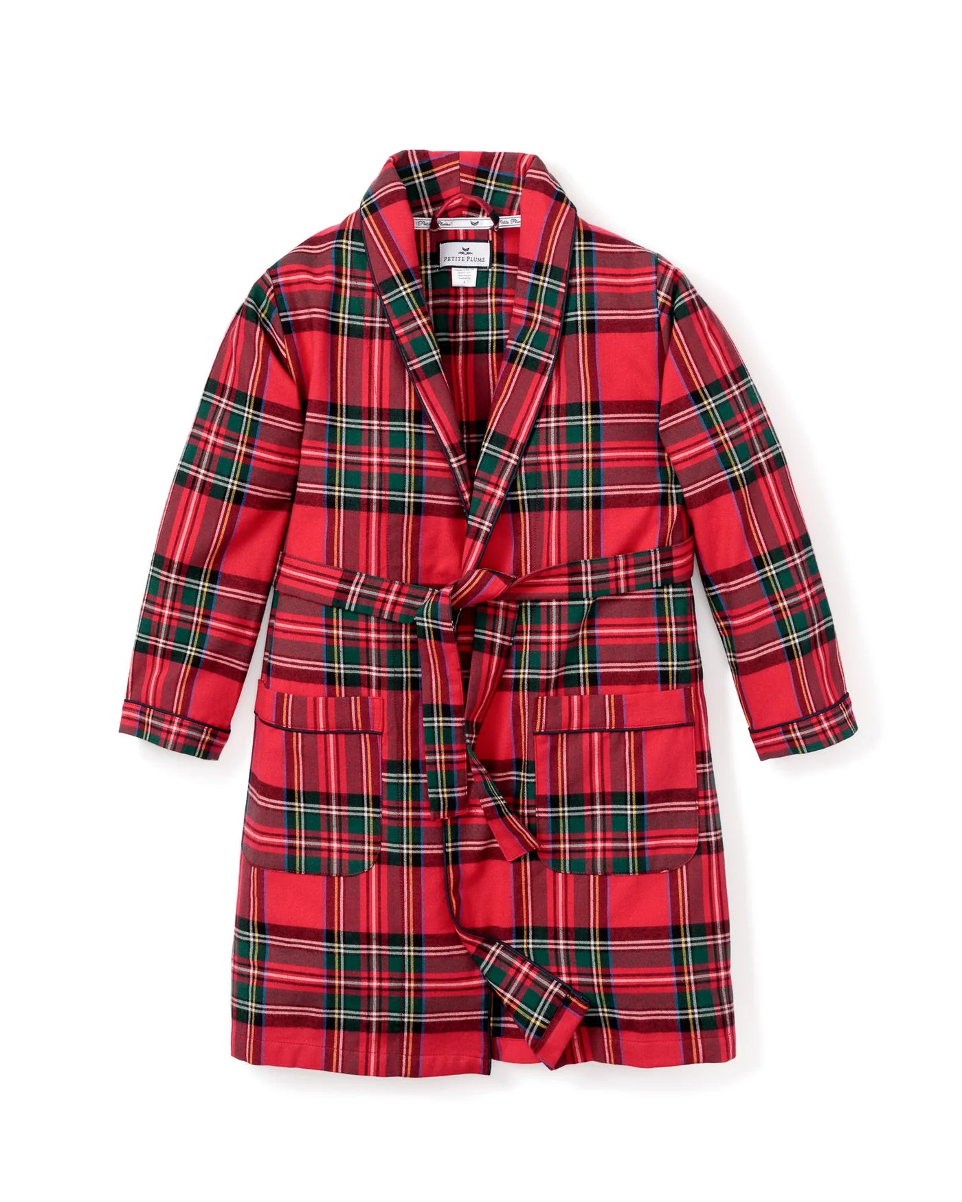 Kid's Brushed Cotton Robe in Imperial Tartan