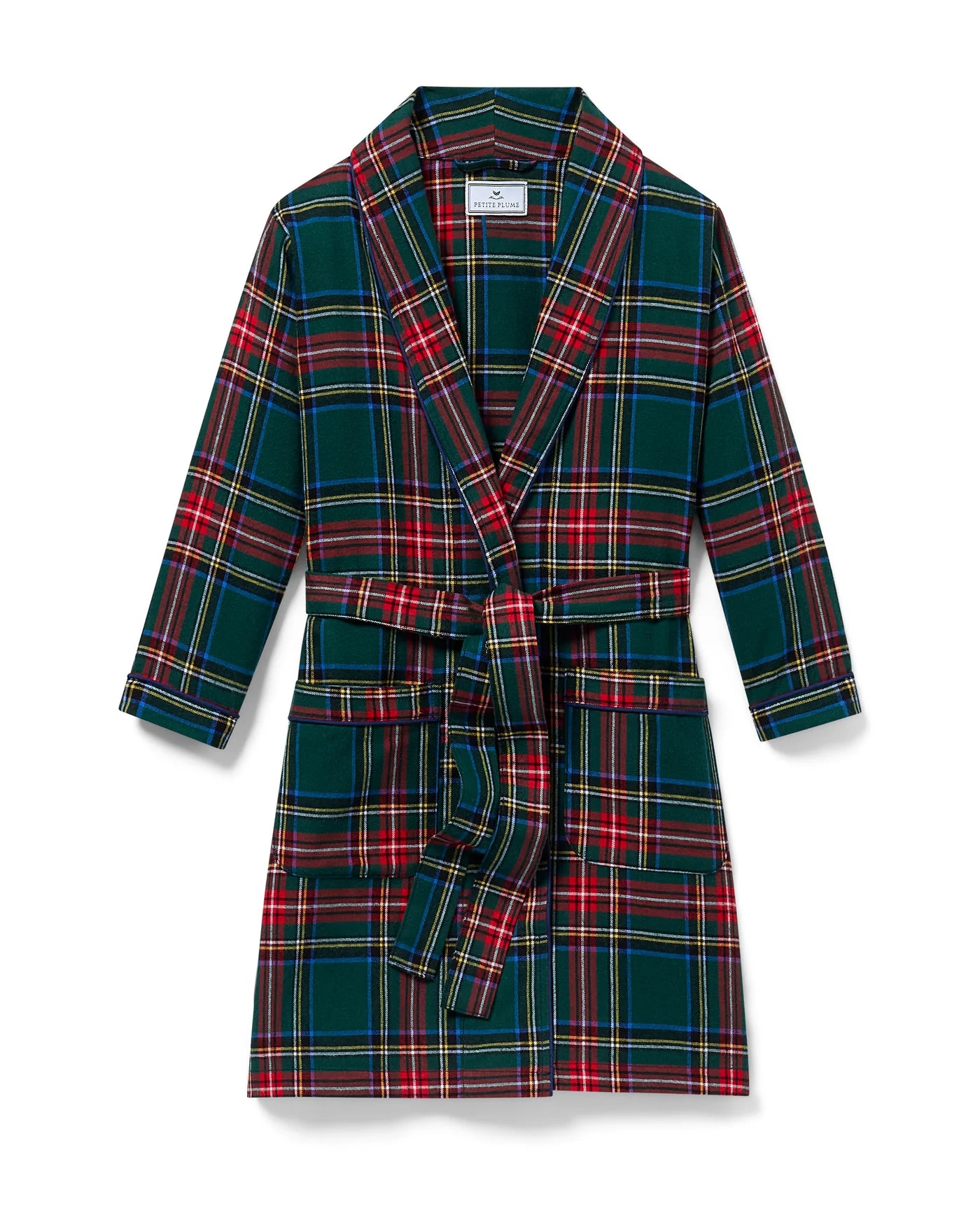 Kid's Brushed Twill Robe | Kensington Tartan