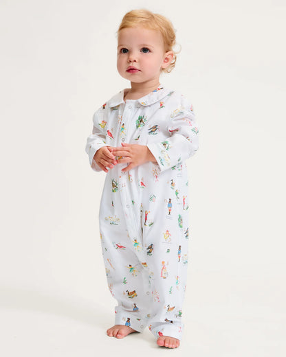 Baby's Twill Cambridge Romper | 12 Days of Christmas